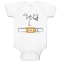 Baby Clothes Santa's Costume Hip Belt Baby Bodysuits Boy & Girl Cotton