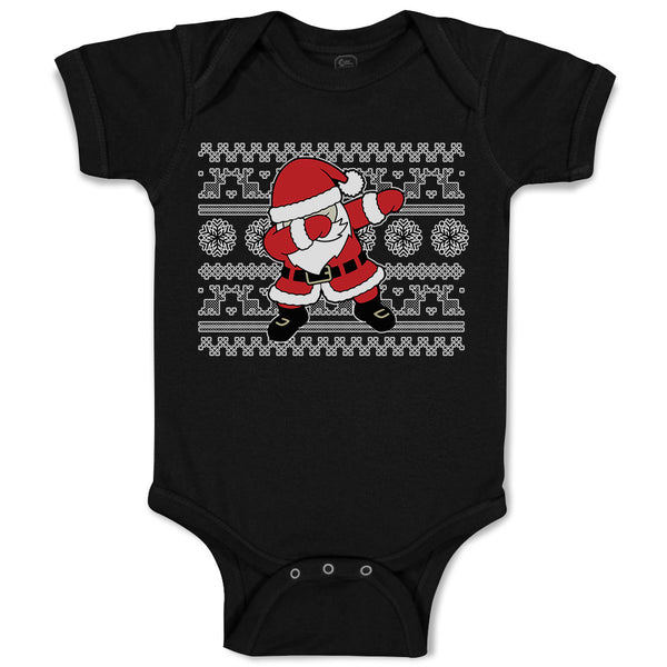 Baby Clothes Santa Claus Dab Dance Pose Style Baby Bodysuits Boy & Girl Cotton