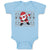 Baby Clothes Santa Claus Dab Dance Pose Style Baby Bodysuits Boy & Girl Cotton