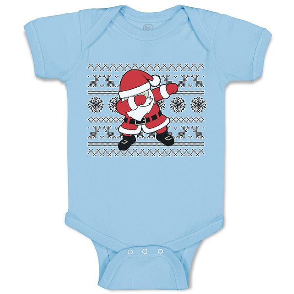 Baby Clothes Santa Claus Dab Dance Pose Style Baby Bodysuits Boy & Girl Cotton