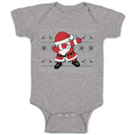 Baby Clothes Santa Claus Dab Dance Pose Style Baby Bodysuits Boy & Girl Cotton