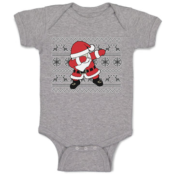 Baby Clothes Santa Claus Dab Dance Pose Style Baby Bodysuits Boy & Girl Cotton