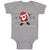 Baby Clothes Santa Claus Dab Dance Pose Style Baby Bodysuits Boy & Girl Cotton