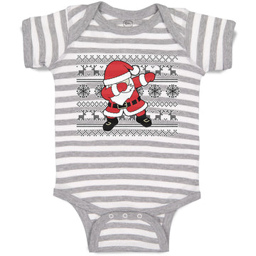 Baby Clothes Santa Claus Dab Dance Pose Style Baby Bodysuits Boy & Girl Cotton