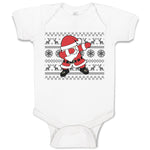 Baby Clothes Santa Claus Dab Dance Pose Style Baby Bodysuits Boy & Girl Cotton