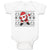 Baby Clothes Santa Claus Dab Dance Pose Style Baby Bodysuits Boy & Girl Cotton