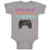 Baby Clothes I Paused My Game to Be Here with Joystick Baby Bodysuits Cotton