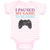 Baby Clothes I Paused My Game to Be Here with Joystick Baby Bodysuits Cotton