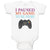 Baby Clothes I Paused My Game to Be Here with Joystick Baby Bodysuits Cotton