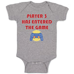 Baby Clothes Player 3 Has Entered The Game with Joystick Baby Bodysuits Cotton