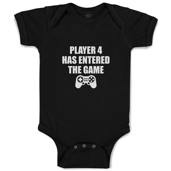 Baby Clothes Player 4 Has Entered The Game with Joystick Baby Bodysuits Cotton