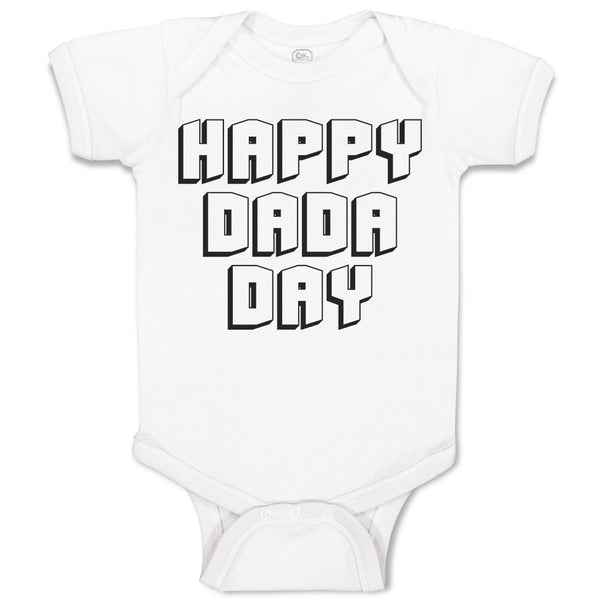 Baby Clothes Happy Dada Day Celebration of Father's Day Baby Bodysuits Cotton