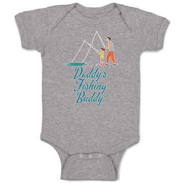 Baby Clothes Daddy's Fishing Buddy Father and Daughter with Fishing Net Cotton