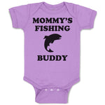 Baby Clothes Mommy's Fishing Buddy Baby Bodysuits Boy & Girl Cotton