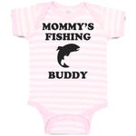 Baby Clothes Mommy's Fishing Buddy Baby Bodysuits Boy & Girl Cotton