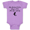 Baby Clothes My Daddy Catches Bigger Fish than Your Daddy Baby Bodysuits Cotton