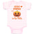 Baby Clothes Cutest Pumpkin in The Patch Smile Face and Hearts Baby Bodysuits