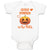 Baby Clothes Cutest Pumpkin in The Patch Smile Face and Hearts Baby Bodysuits