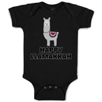 Baby Clothes Happy Llamakkah Domestic Animal Alpacas Baby Bodysuits Cotton