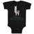 Baby Clothes Happy Llamakkah Domestic Animal Alpacas Baby Bodysuits Cotton
