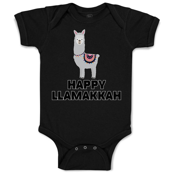Baby Clothes Happy Llamakkah Domestic Animal Alpacas Baby Bodysuits Cotton