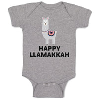 Baby Clothes Happy Llamakkah Domestic Animal Alpacas Baby Bodysuits Cotton