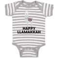 Baby Clothes Happy Llamakkah Domestic Animal Alpacas Baby Bodysuits Cotton