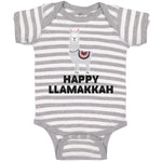 Baby Clothes Happy Llamakkah Domestic Animal Alpacas Baby Bodysuits Cotton