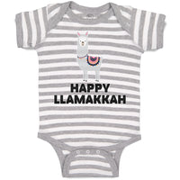 Baby Clothes Happy Llamakkah Domestic Animal Alpacas Baby Bodysuits Cotton