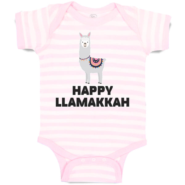 Baby Clothes Happy Llamakkah Domestic Animal Alpacas Baby Bodysuits Cotton