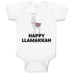 Baby Clothes Happy Llamakkah Domestic Animal Alpacas Baby Bodysuits Cotton