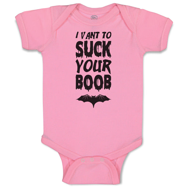 I Vant to Suck Your Boob with Bat Silhouette