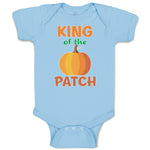 Baby Clothes King on The Patch with Pumpkin Vegetable Baby Bodysuits Cotton