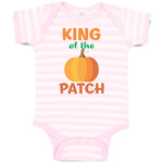 Baby Clothes King on The Patch with Pumpkin Vegetable Baby Bodysuits Cotton