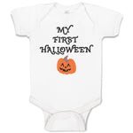 Baby Clothes My First Halloween with Funny Face Baby Bodysuits Boy & Girl Cotton