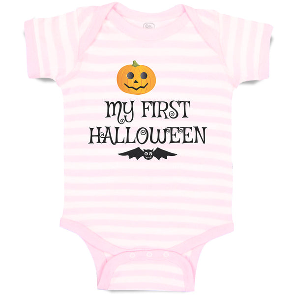 Baby Clothes My First Halloween Bat Baby Bodysuits Boy & Girl Cotton