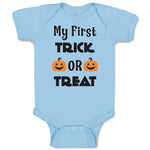 Baby Clothes My First Trick Or Treat with Smile Halloween Baby Bodysuits Cotton