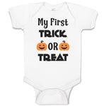 Baby Clothes My First Trick Or Treat with Smile Halloween Baby Bodysuits Cotton