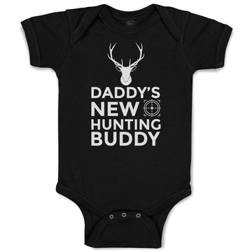 Baby Clothes Daddy's New Hunting Buddy Wild Animal Deer Face with Horn Cotton