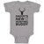 Baby Clothes Daddy's New Hunting Buddy Wild Animal Deer Face with Horn Cotton