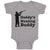 Baby Clothes Daddy's Hunting Buddy Person Standing with Gun Baby Bodysuits