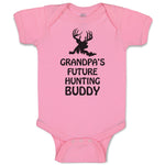 Baby Clothes Grandpa's Future Hunting Buddy Wild Animal Deer with Horn Cotton
