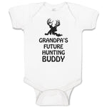 Baby Clothes Grandpa's Future Hunting Buddy Wild Animal Deer with Horn Cotton