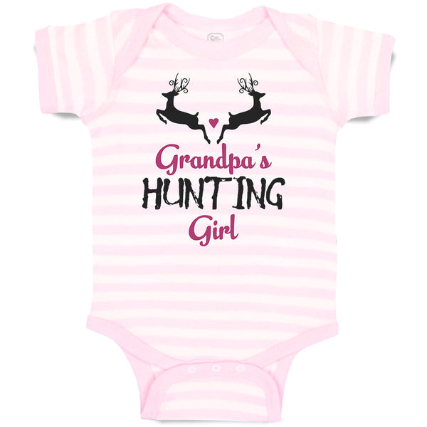 Grandpa's Hunting Girl Heart with Wild Animal Deer Is Jumping