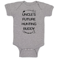 Baby Clothes Uncle's Future Hunting Buddy with Arrow Archery Baby Bodysuits