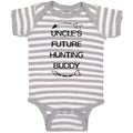 Baby Clothes Uncle's Future Hunting Buddy with Arrow Archery Baby Bodysuits