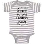 Baby Clothes Uncle's Future Hunting Buddy with Arrow Archery Baby Bodysuits