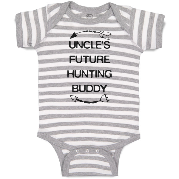 Baby Clothes Uncle's Future Hunting Buddy with Arrow Archery Baby Bodysuits