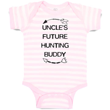 Baby Clothes Uncle's Future Hunting Buddy with Arrow Archery Baby Bodysuits