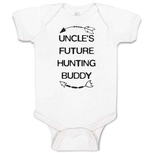 Baby Clothes Uncle's Future Hunting Buddy with Arrow Archery Baby Bodysuits